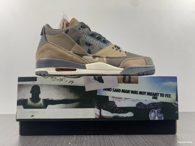 HYPE Retro Patchwork Air 3 Camo DO1830-200 Jordan 0627
